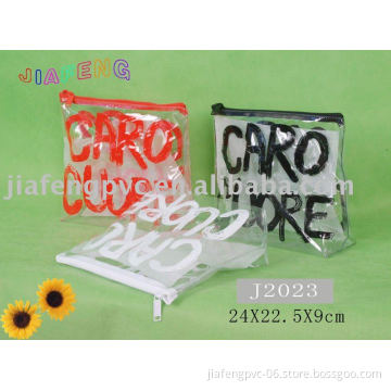 pvc zipper bag
